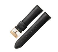 AZSHIW Cinturino in pelle impermeabile compatibile con Fosil 22 24 mm, accessori da uomo, compatibile con cinturini for orologi Smart FTW1114 ME3110 di colore nero, blu e marrone.(Black-RS-K8,24mm)