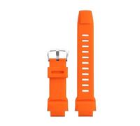 AZSHIW Compatibile con cinturini for orologi in silicone PRW-2500/3500/5100 Compatibile con Casio Pro - Trek Series PRG - 250/270 Cinturino for orologio impermeabile anti-sudore con bocca convessa(A-O