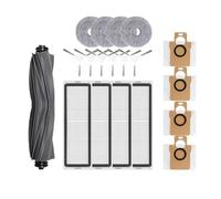 AZSHIW Compatibile con Xiaomi Robot Vacuum X20 + / X20 Plus Parti Accessori Spazzola Laterale Principale Filtro Hepa Panno for mocio Sacchetto for la Polvere Sostituzione(Clear)
