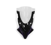 AZSHIW Parabrezza for moto Plus, deflettore protettivo for parabrezza, stile di giunzione compatibile con 450SR CF450SR 2020-2025(Transparent GG)