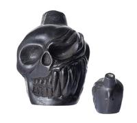 Aztec Death Whistle, Fischietto Della Morte Aztec In Ossidiana Nera Autentico, Emette Suoni Simili A Vere Urla Humen Fortissime, A +125 Decibel Per Day Of The Dead Halloween