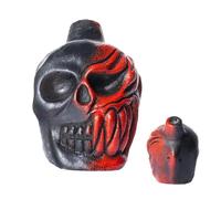 Aztec Death Whistle, Fischietto Della Morte Aztec In Ossidiana Nera Autentico, Emette Suoni Simili A Vere Urla Humen Fortissime, A +125 Decibel Per Day Of The Dead Halloween