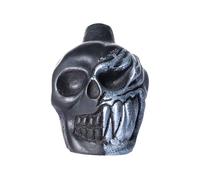 Aztec Death Whistle, Fischietto Della Morte Aztec In Ossidiana Nera Autentico, Emette Suoni Simili A Vere Urla Humen Fortissime, A +125 Decibel Per Day Of The Dead Halloween