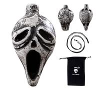 Aztec Death Whistle Loudest, Halloween Screaming Instrument, Aztec Collectible Skull Art Decor, Screaming Aztec War Whistle, Human Sounding Screams, Prop Whistle for Parties Props