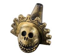 Aztec Death Whistle, Scary Aztec Whistle, Aztec Screaming Whistle, Loud Aztec War Whistle, Creative Death Whistle, Aztec Ritual Whistle, Human Screaming Whistle, for Halloween and Collectors