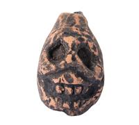 Aztec Death Whistle, Screaming Skull Whistle, 1,18 x 1,54 x 1,77 pollici, Loud Human Cry Sound Effect, Scary Sound Maker for Horror Pranks, Ancient Art and Decor for Outdoor Events