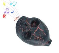 Aztec Death Whistle, Screaming War Whistle, Halloween Wacky Whistle, Loud Aztec Whistle Aztec Death Whistle Screaming War Whistle for Terror Skull Effects in Parties and Theatrical Performances