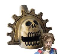 Aztec Death Whistle: spaventoso suono fischietto da guerra, fischietto della morte umano urlante, suono forte e distintivo per collezioni uniche fischio di guerra : Creativo