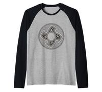 Aztec Inka simbolo guerriero Maya cultura Messico maschera regalo Maglia con Maniche Raglan
