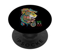 Aztec Jaguar Ancient Warrior Native Mexican Mythology Mexico PopSockets PopGrip Adesivo