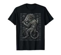 Aztec Jaguar Maya Indigeno Inca Maya Ghepardo Maglietta