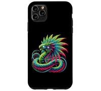 Aztec Mexico Quetzalcoatl Serpente Piumato Custodia per iPhone 11 Pro Max