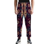 Aztec Navajo Native American Southwest - Pantaloni casual da uomo, leggeri, ad asciugatura rapida, per allenamento, sport all'aria aperta, Stile-2, 5XL