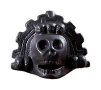 Aztec Whistle Of Death, Skull Shaped Autentico Aztec Whistle, Unico Sound Aztec Death Whistle, Loudest Aztec Whistle For Collection, Decorative Aztec Skull Whistle, Autentico Aztec Ritual Whistle