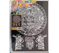 Aztechi Colorvelvet in Velluto Grande 47*35 - L62 Disegno da colorare con set di pennarelli Carioca 8024238940008