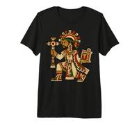 Azteco Gesù Arte Mesoamericano Codice Cristiano Maglietta Premium