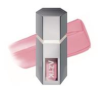 AZTK Jello Color Liquid Blush with Sponge Head, Silky Cream Blush for Cheeks, Matte Nude Pink Orange Makeup Blusher (#04)
