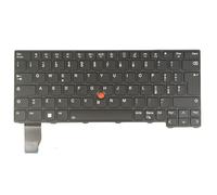 AZUBAYCOM Tastiera di ricambio per computer portatile Lenovo ThinkPad X13 Gen 2/Gen 3, 20WK 20WL 20XH 20XJ 21BN 21BQ 21CM 21CN 21B3 21B4 21B9 21BA 21B5 21B6 21BB 21BC, nero (layout ITA Italiana