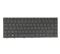 AZUBAYCOM Tastiera Italiana Layout ITA per PC portatile HP Probook 430 G5/440 G5/445 G5, L01071-061 L04644-061 L21584-061 retroilluminata nera