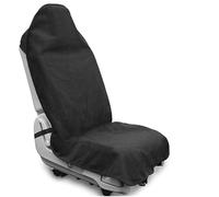 AzulLanse Coprisedile Universale Auto Anteriore Cotone,Panno di spugna，Impermeabile,Lavabile,Auto Facile Da Pulire Copertura Sedili,Protezione Sedile Guidatore Singolo-nero