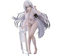 Azur Lane Hermione: Bianco Puro Vacanza Ver. Non-Scale Pvc&abs H255mm Figura New