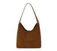 AZURAOKEY Borsa a tracolla in camoscio marrone per donna, handbag vintage in pelle morbida, tote bag retrò in similpelle 2025, accessorio di lusso per l'autunno e inverno