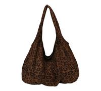 AZURAOKEY Borsa di leopardo per donne, elegante borsa a tracolla di ghepardo, hobo casual borsetta vintage