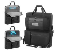 AZURAOKEY Borsa Portatile per Pannelli Solari Compatibile con Pannelli Solari Portatili BLUETTI 100W & 200W, Custodia Imbottita per 2 Batterie, Organizer Imbottito per Pannelli Solari da Viaggio