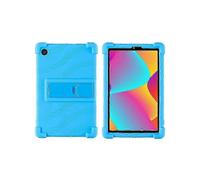 (Azure) Custodia per tablet TCL Tab 8 4G con supporto regolabile e cover protettiva in silicone anti-caduta.