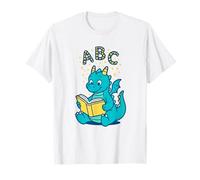 Azure Reading Dragon Buddy per Giovani Lettori e Ragazzi Giovani Maglietta