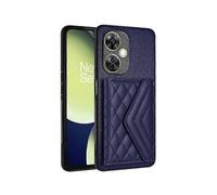(Azure) YB Leather Coating Series-8 Compatible For OnePlus Nord CE 3 Lite 5G Case Phone Card Bag with Kickstand