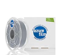 AZUREFILM 3D Filamento PLA per stampa 3D professionale 1,75 mm - Accessori di stampa 3D indispensabili - Precisione dimensionale elevata +/- 0,02 mm, Bobina 1 kg, Grigio - Senza bolle o inceppamenti
