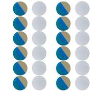 AzureRay Base Adesiva per Magneti per Tonie - Dischi Metallici in Acciaio Inox per Tonie, Piastrine Autoadesive Senza Tracce, 50 Pz per Decorare Camerette Bambini