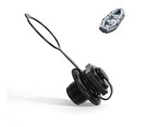 AzureRay Tappo valvola da 23,5 mm, Ricambio per vasche da Bagno gonfiabili - Compatibile con Bestway Robusta Copertura in plastica - Ricambio per vasche idromassaggio, Piscine e Spa