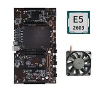 Azwamkue H61 BTCX79 Miner Scheda Madre con E5 2603 CPU+Ventola di Raffreddamento LGA 2011 DDR3 Supporto 3060 3070 3080 Scheda Grafica per BTC