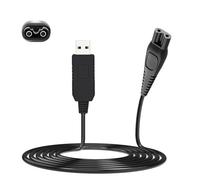 Azwood 15V USB Cavo di Alimentazione per Philips HQ8505, Cavo di alimentazione di ricambio per Philips Rasoio Elettrico Norelco 9700, 9300, 8900, 6100, 5700, 5550, 3000, 3500, 4200