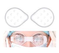 Azwood Protezione per Gli Occhi Dopo Operazioni, Trasparente, Ventilata Paraocchi, Clear Eye Protect Shield, Med Cataratta Sur-gery Proteggere la copertura (2 pezzi)