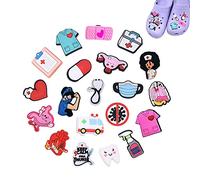 Azwood Spille per scarpe da infermiera, accessori per scarpe mediche, ciondoli per bambini decorazione per scarpe fai da te, bottoni scarpe spilla per bambini donne e uomini, Multicolore