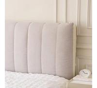 AZXYYEHD Copritestata Letto Copertura/Copri Testiere Letto Matrimoniale/Singolo/una Piazza E Mezza Imbottito Colore Tortora,Cotone Morbido Tessuto Universale(Beige,160x60cm)