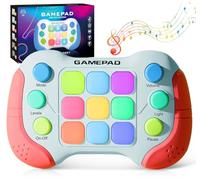 Azyh Fast Push Game Fidget Toys Handle, aggiornamento flash Quick Press Games Pro per bambini, Speed Push Light Up Fidget Game, Console portatile educativa Gamepad Giocattoli per ragazzi, ragazze,