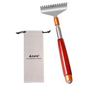 Azymi Long Adults Extendable with Solid Wooden Handle Massage Roller, Extra Wide 15 Teeth Claw Sturdy Steel Hand Massagers' 62 cm