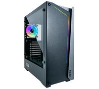 Azza APOLLO 430 Midi Tower Nero, Trasparente