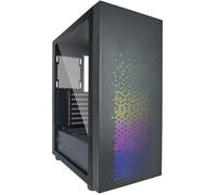 AZZA Celesta 340 Gaming-Gehäuse ATX Matx RGB LED Vetrinetta Miditower Nightsky