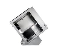 AZZA CUBE MINI 805 Cubo PC Argento Mini-ATX Alluminio Vetro temperato CSAZ-805