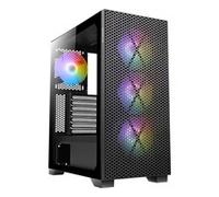 AZZA Gaming PC Gehäuse Hive 450M Midi ATX ARGB Mesh Glas CSAZ-450M
