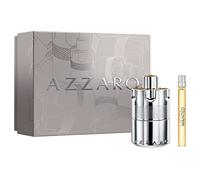 Azzaro Wanted Eau de Parfum - Mens Cologne Gift Set - 2 pezzi Set with Full Size + Travel Size - Woody Aromatic Spicy Fragrance For Men