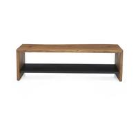AZZAZETES Panca Portascarpe Panca da ristorante for la casa nordica Moderna e minimalista Home Landing Long Scarpiera a doppio strato Sgabello for il cambio delle scarpe in legno Scarpiera(M 100cm)
