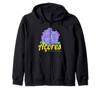 Azzorre Ortensia Flower Island Portogallo Souvenir Vintage Felpa con Cappuccio