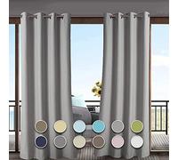 AZZRRO Tende da esterno per gazebo da patio1 Pezzo |280x190cm（BxH） pergolato, impermeabile, antivento, isolanti termici, resistenti al calore, per interni ed esterni, portico