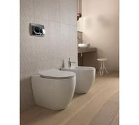 Azzurra - Comoda filomuro 53 cm Wc Easy Clean + bidet + coprivaso SOFT